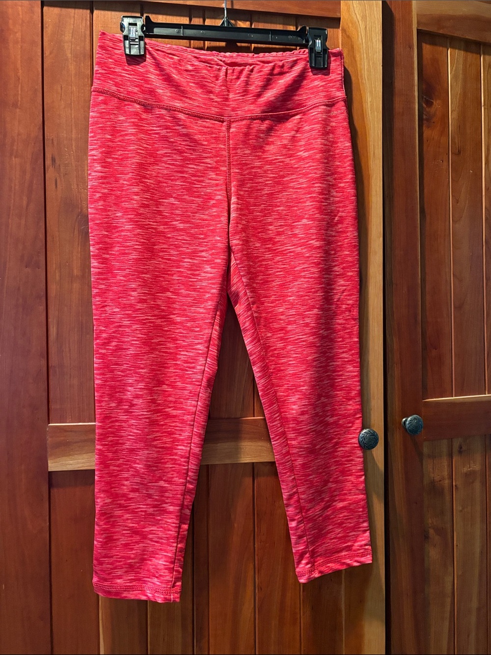 Jockey Women’s Red Space-Dye Leggings